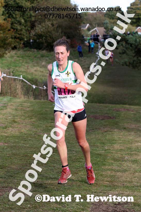 Senior women, 2016 National Cross Country Relays, Berry Hill Park, Mansfield. Photo: David T. Hewitson/Sports for All Pics